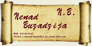 Nenad Buzadžija vizit kartica